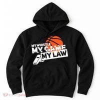 Basketball Referee - Basketballer Hoops Basketball Ref Hoodie thumb 0