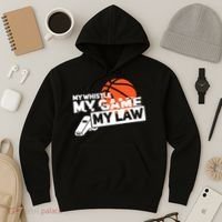 Basketball Referee - Basketballer Hoops Basketball Ref Hoodie thumb 3