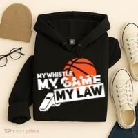 Basketball Referee - Basketballer Hoops Basketball Ref Hoodie thumb 4