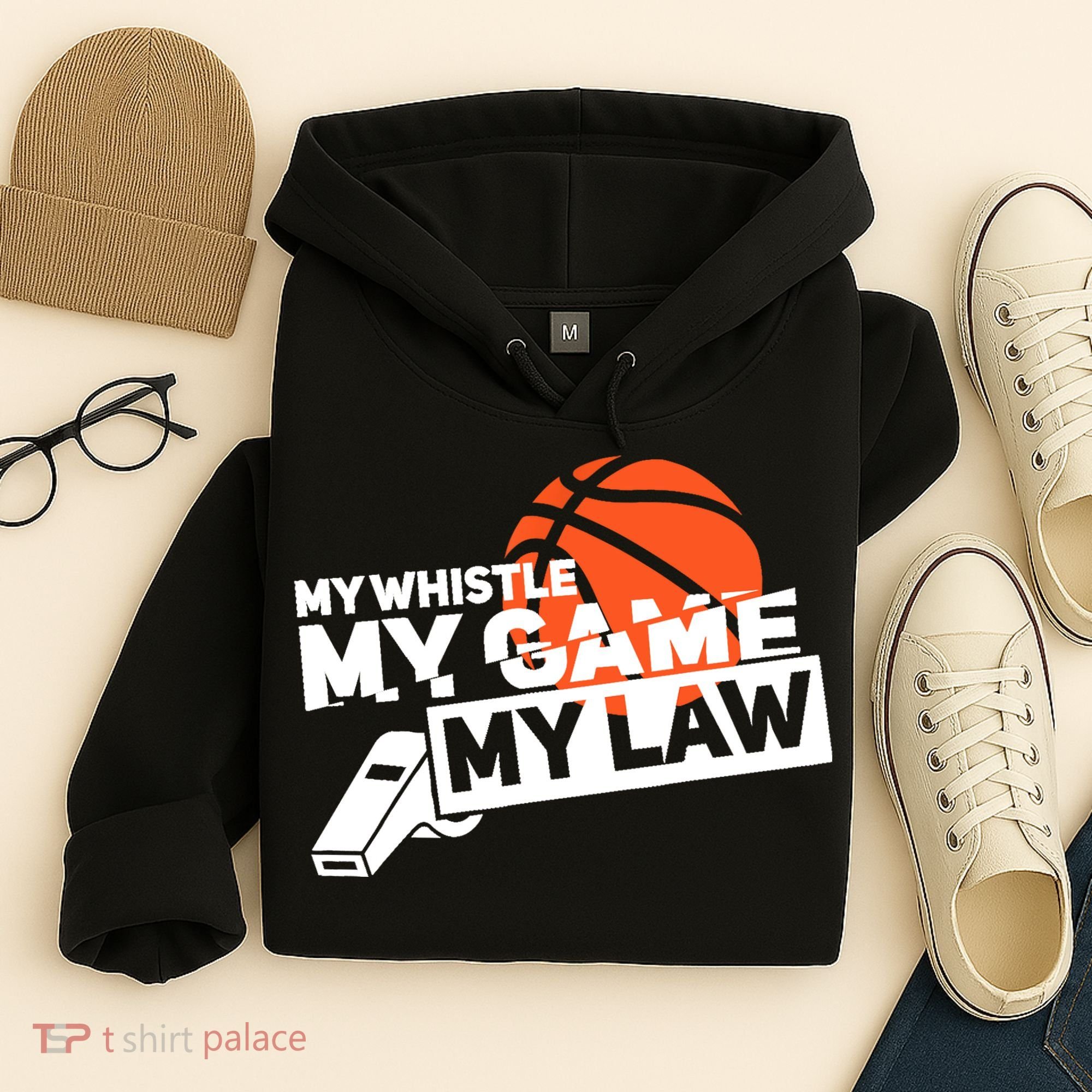 Basketball Referee - Basketballer Hoops Basketball Ref Hoodie