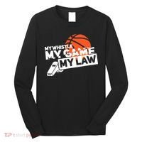 Basketball Referee - Basketballer Hoops Basketball Ref Long Sleeve Shirt thumb 0