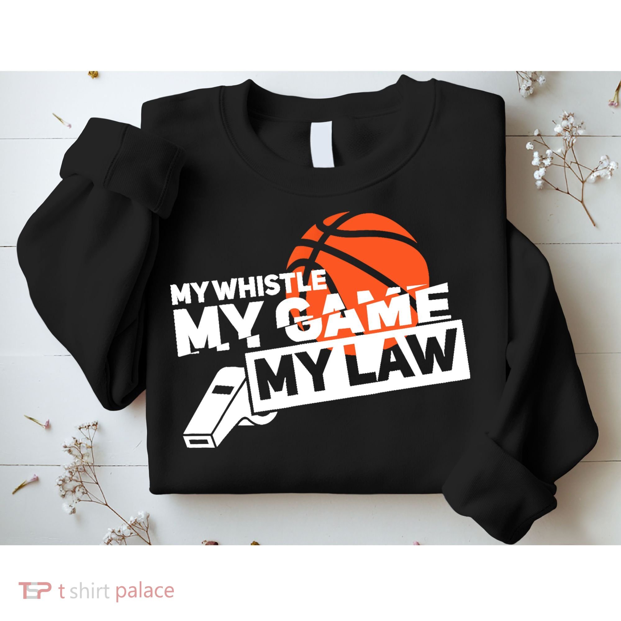 Basketball Referee - Basketballer Hoops Basketball Ref Sweatshirt