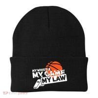 Basketball Referee - Basketballer Hoops Basketball Ref Beanie thumb 0