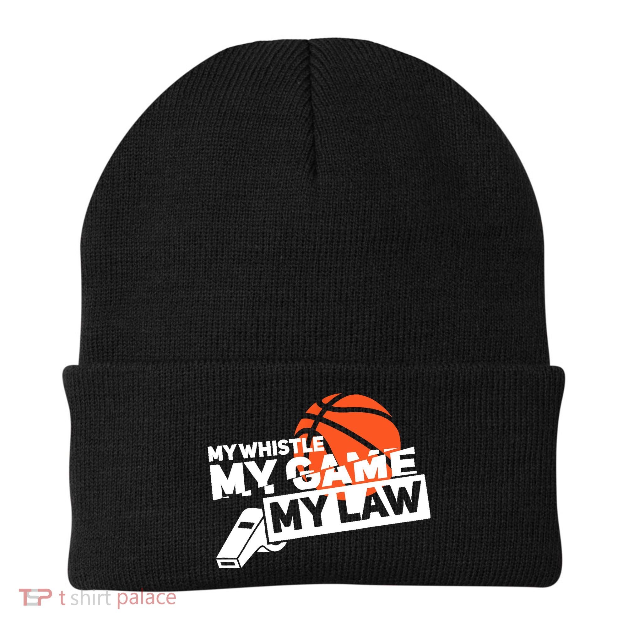 Basketball Referee - Basketballer Hoops Basketball Ref Beanie