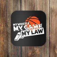 Basketball Referee - Basketballer Hoops Basketball Ref Coaster thumb 0