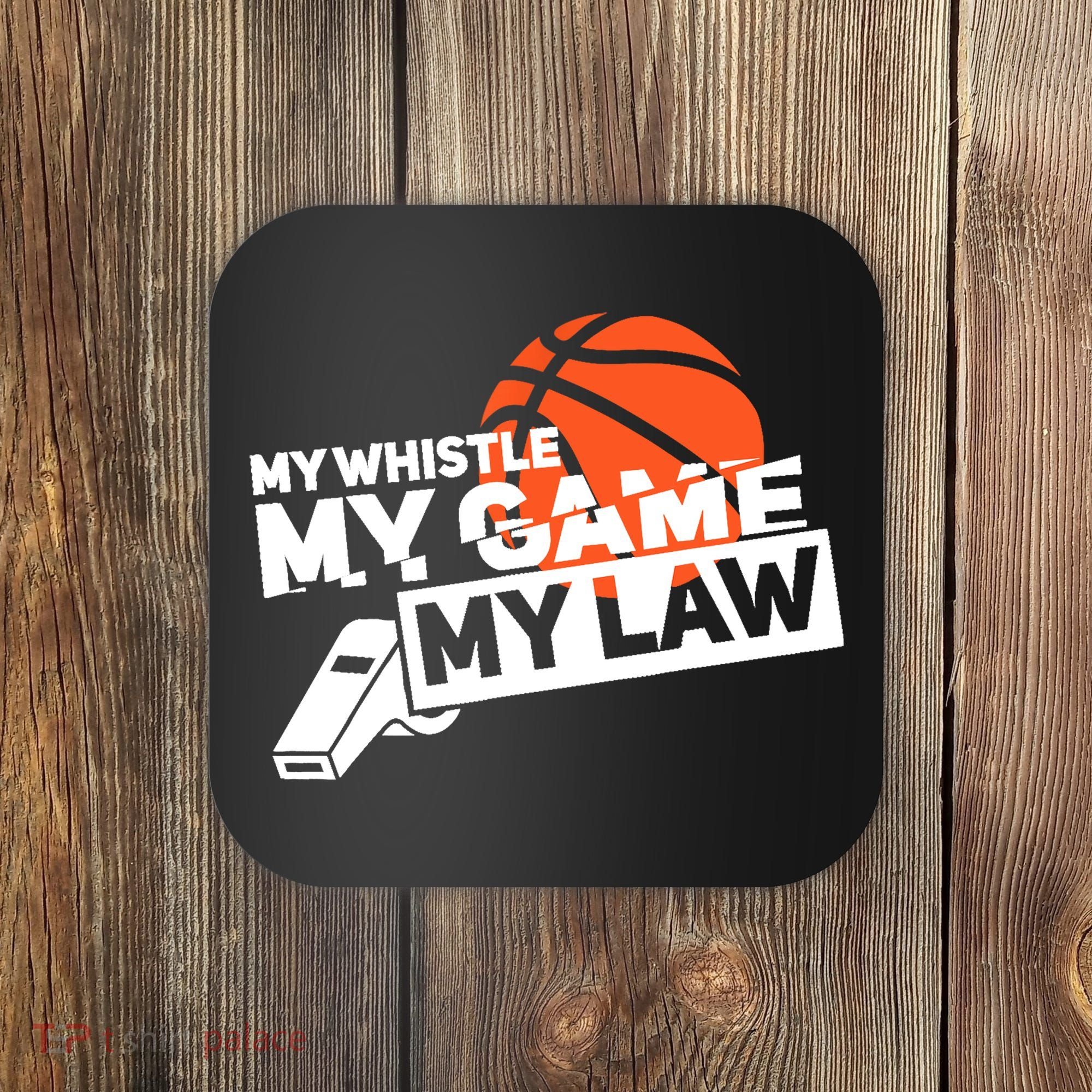 Basketball Referee - Basketballer Hoops Basketball Ref Coaster