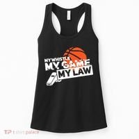 Basketball Referee - Basketballer Hoops Basketball Ref Women's Tank Top thumb 0