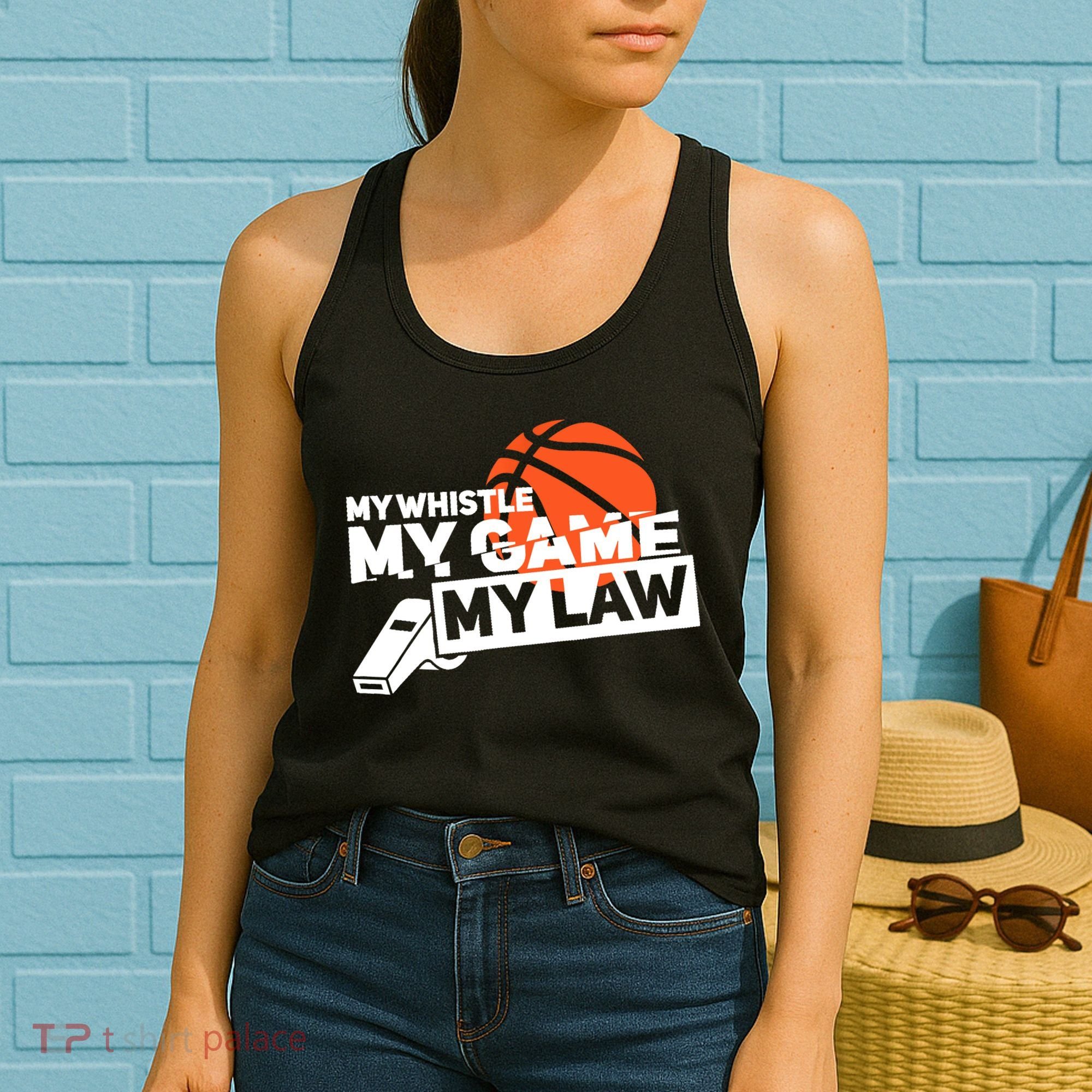 Basketball Referee - Basketballer Hoops Basketball Ref Women's Tank Top