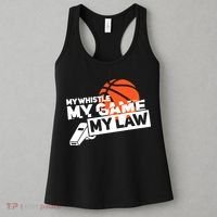 Basketball Referee - Basketballer Hoops Basketball Ref Women's Tank Top thumb 3