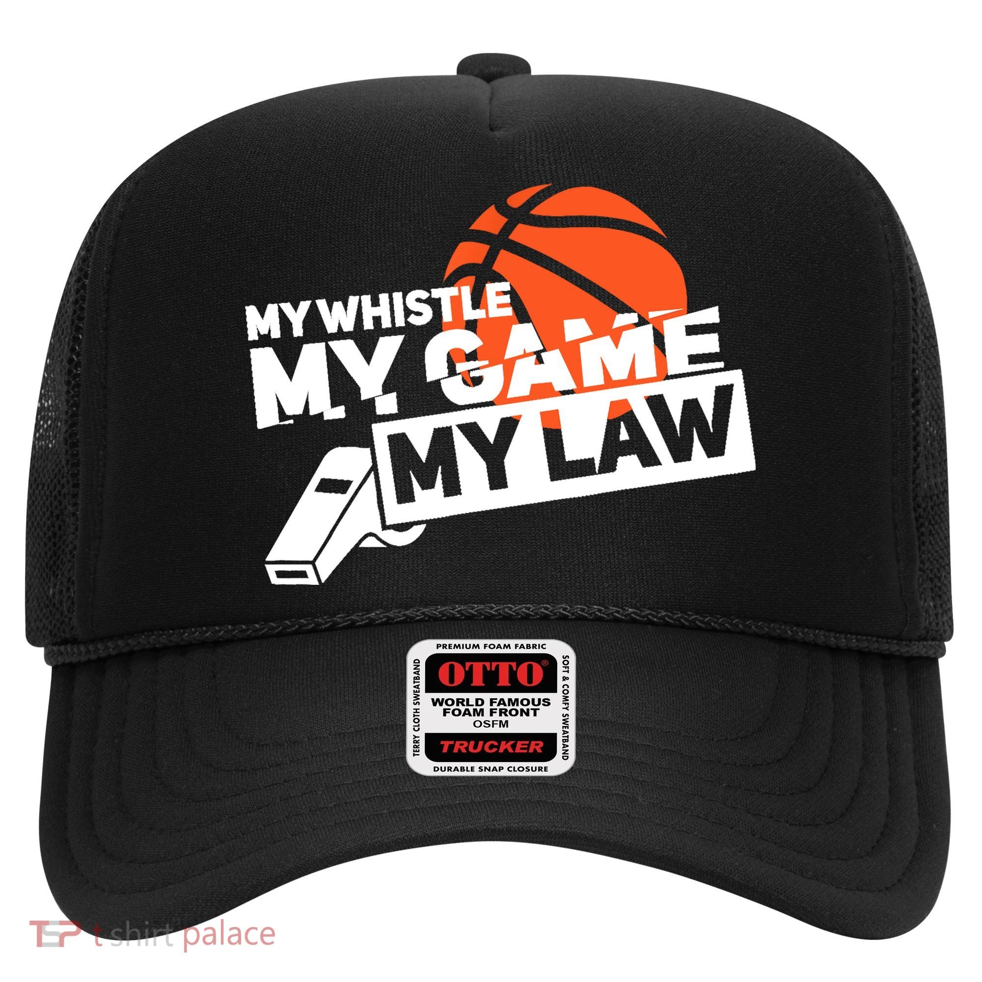 Basketball Referee - Basketballer Hoops Basketball Ref Hat