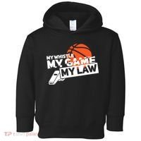 Basketball Referee - Basketballer Hoops Basketball Ref Toddler Hoodie thumb 0