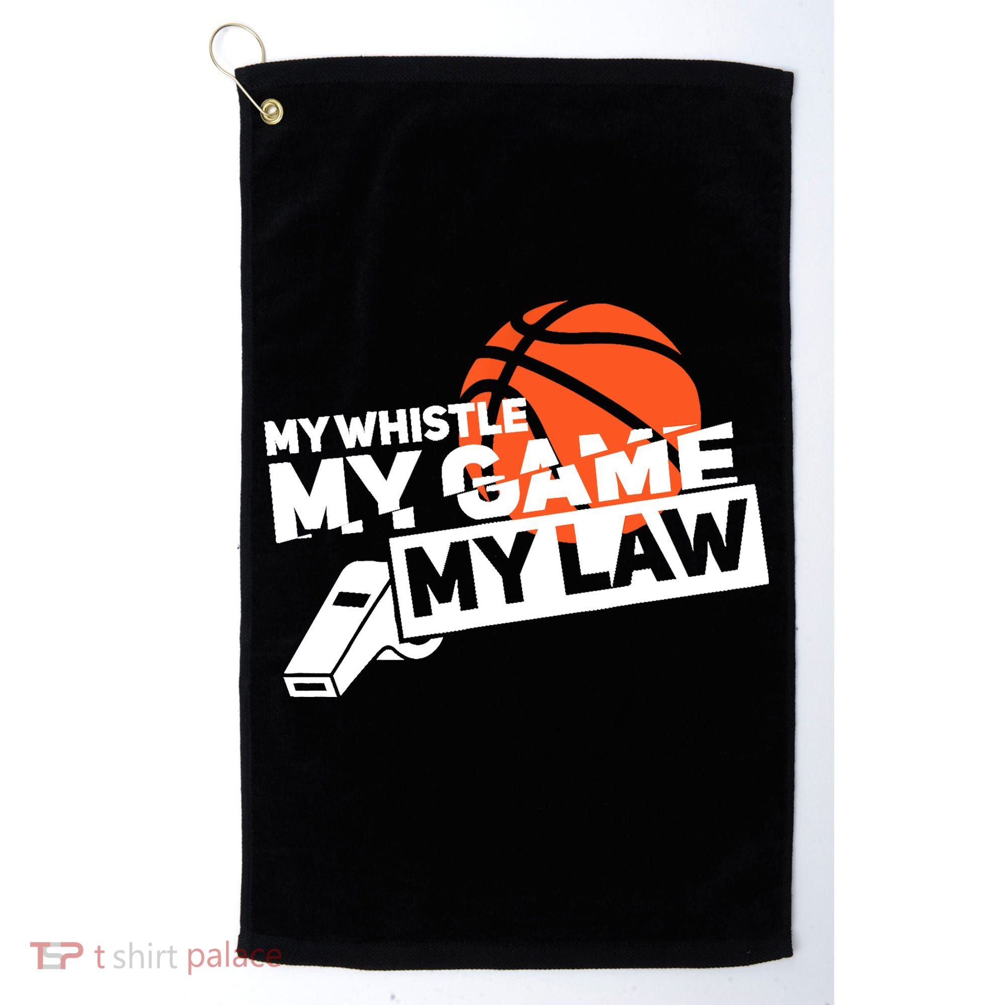 Basketball Referee - Basketballer Hoops Basketball Ref Golf Towel