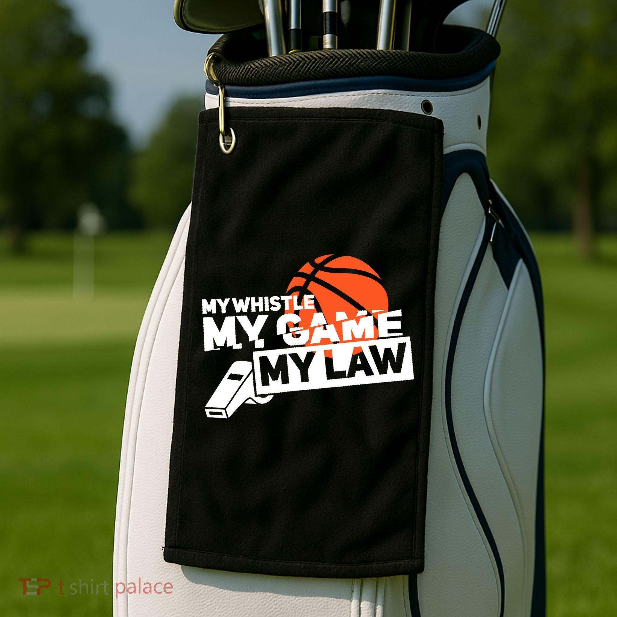 Basketball Referee - Basketballer Hoops Basketball Ref Golf Towel
