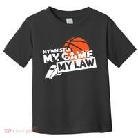 Basketball Referee - Basketballer Hoops Basketball Ref Toddler T-Shirt thumb 0