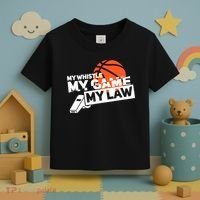 Basketball Referee - Basketballer Hoops Basketball Ref Toddler T-Shirt thumb 3