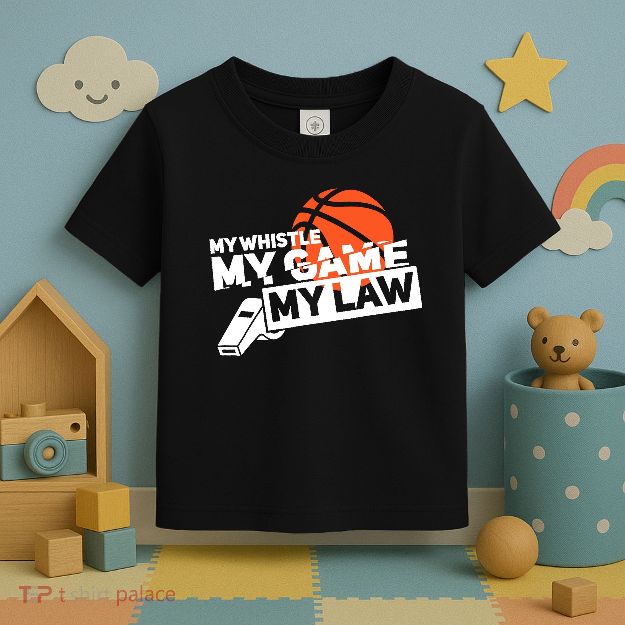 Basketball Referee - Basketballer Hoops Basketball Ref Toddler T-Shirt