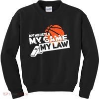 Basketball Referee - Basketballer Hoops Basketball Ref Kids Sweatshirt thumb 0