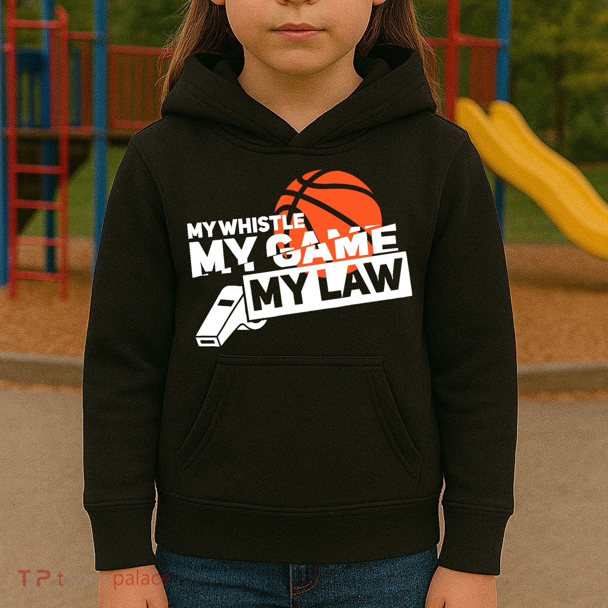 Basketball Referee - Basketballer Hoops Basketball Ref Kids Hoodie