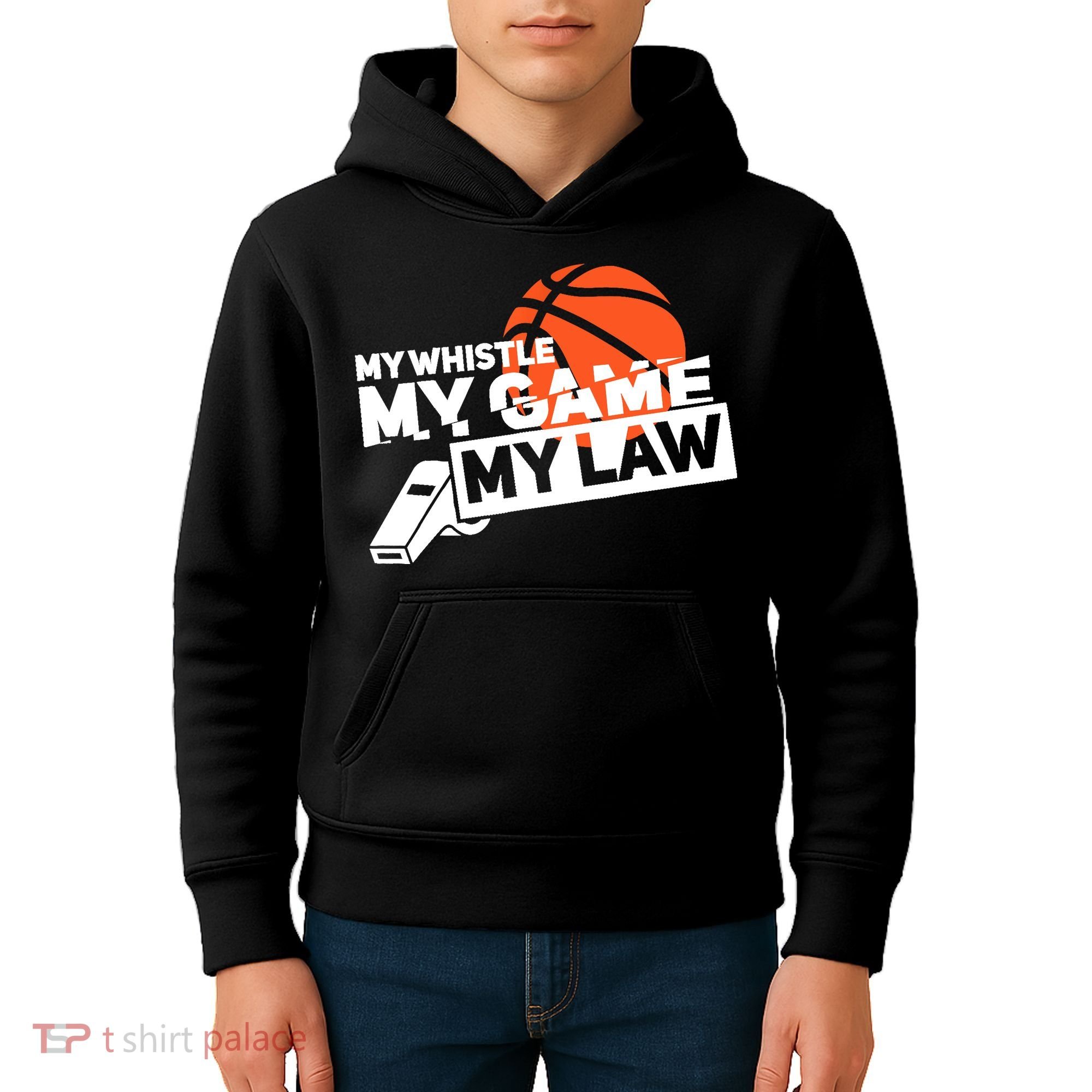 Basketball Referee - Basketballer Hoops Basketball Ref Kids Hoodie