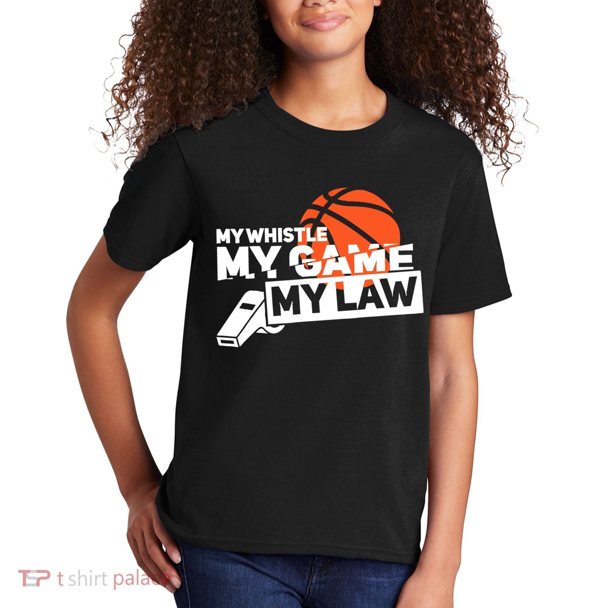 Basketball Referee - Basketballer Hoops Basketball Ref Kids T-Shirt