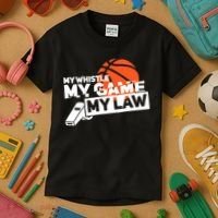 Basketball Referee - Basketballer Hoops Basketball Ref Kids T-Shirt thumb 3