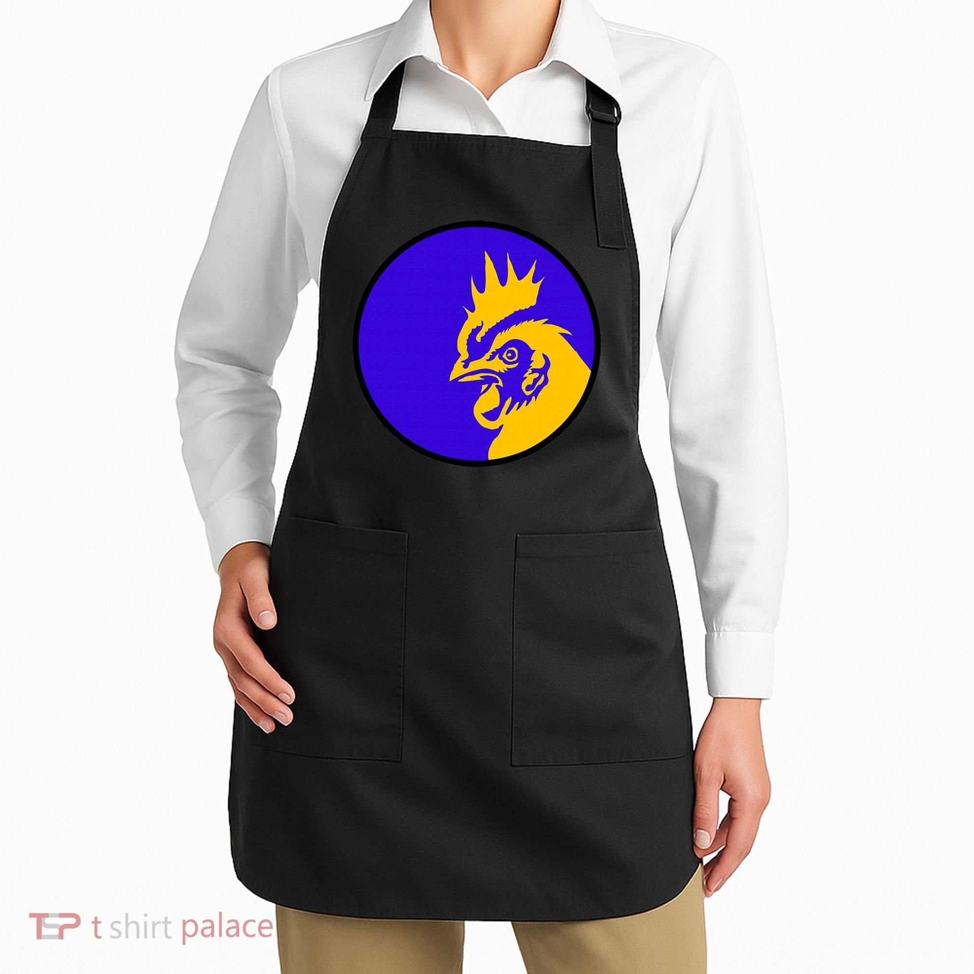 Blue Rooster Apron