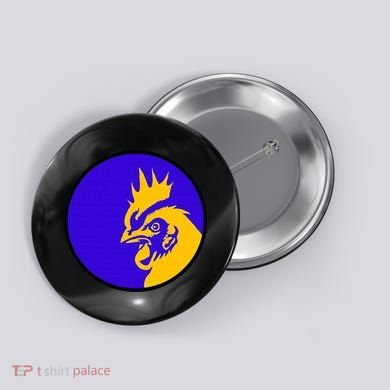 Blue Rooster Button