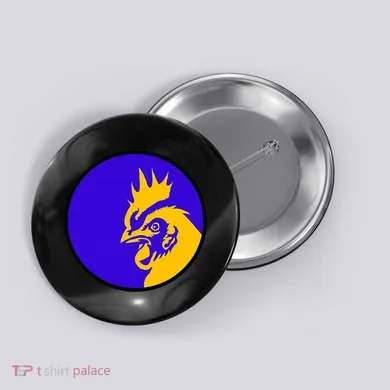 Blue Rooster Button