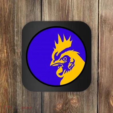 Blue Rooster Coaster
