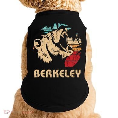 Berkeley Retro Bear Roaring Design Cute Gift Berkeley California Gift Doggie Tank