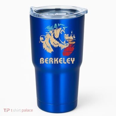 Berkeley Retro Bear Roaring Design Cute Gift Berkeley California Gift Tumbler
