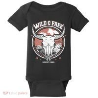 Bull Riding Bull Rider Gift Western Country Rodeo Baby Bodysuit thumb 0