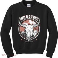 Bull Riding Bull Rider Gift Western Country Rodeo Kids Sweatshirt thumb 0