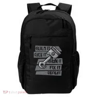 Build Race Break Fix It Repeat Auto Mechanic Backpack thumb 0