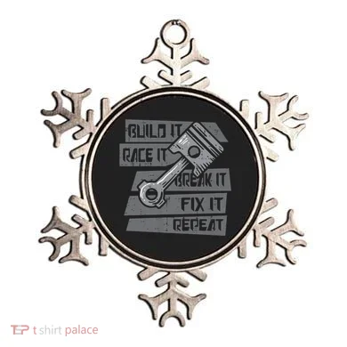 Build Race Break Fix It Repeat Auto Mechanic Ornament