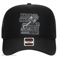 Build Race Break Fix It Repeat Auto Mechanic Hat thumb 0