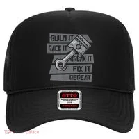 Build Race Break Fix It Repeat Auto Mechanic Hat thumb 0