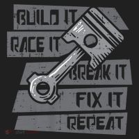 Build Race Break Fix It Repeat Auto Mechanic Hat thumb 2