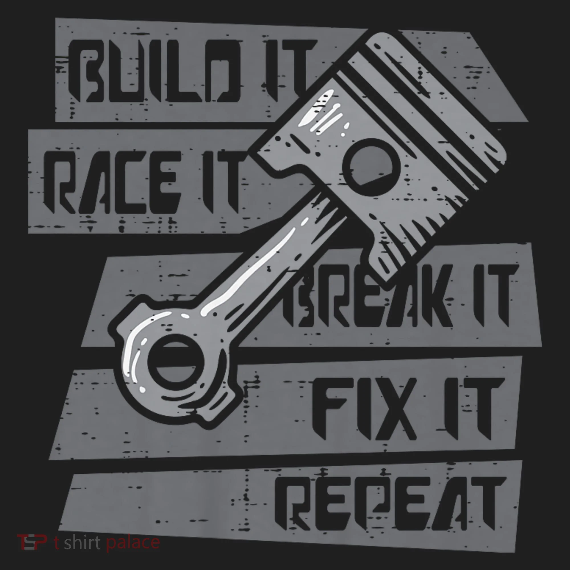 Build Race Break Fix It Repeat Auto Mechanic Hat