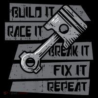Build Race Break Fix It Repeat Auto Mechanic Tote Bag thumb 4