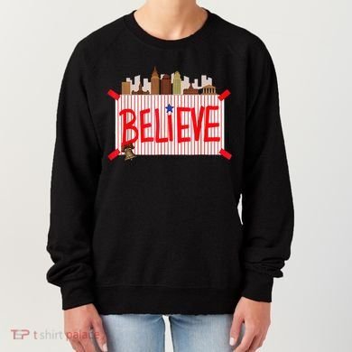 Believe Ring Bell Philadelphia Baseball Player Women's Sweatshirt