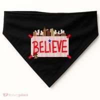 Believe Ring Bell Philadelphia Baseball Player USA-Made Doggie Bandana thumb 0