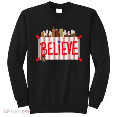 Believe Ring Bell Philadelphia Baseball Player Sweatshirt