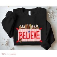 Believe Ring Bell Philadelphia Baseball Player Sweatshirt thumb 2