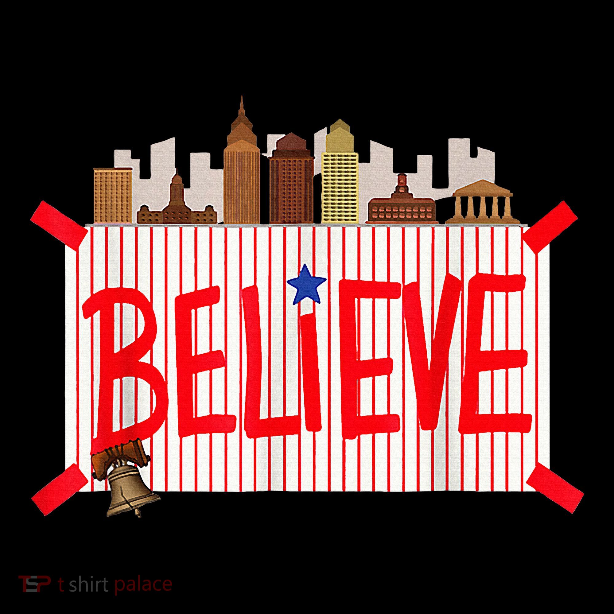 Believe Ring Bell Philadelphia Baseball Player Sweatshirt