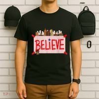 Believe Ring Bell Philadelphia Baseball Player T-Shirt thumb 6