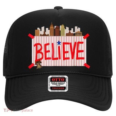 Believe Ring Bell Philadelphia Baseball Player Hat