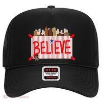 Believe Ring Bell Philadelphia Baseball Player Hat thumb 0