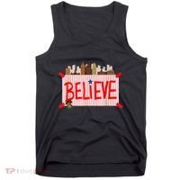 Believe Ring Bell Philadelphia Baseball Player Tank Top thumb 0
