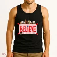 Believe Ring Bell Philadelphia Baseball Player Tank Top thumb 3